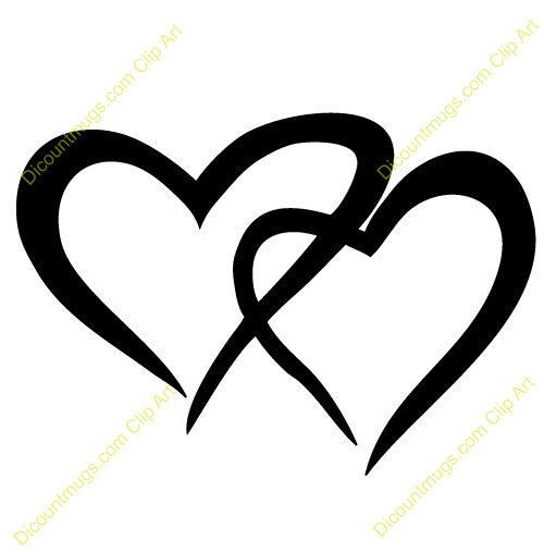 500x507 Hearts Clipart Two Heart