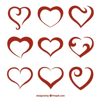 338x338 Hearts Clipart Vector