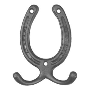 300x300 Horseshoe Coat Hook Cast Iron Shabby Chic Vintage Double Hanging
