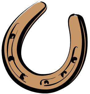 293x306 Horseshoe Clipart Brown