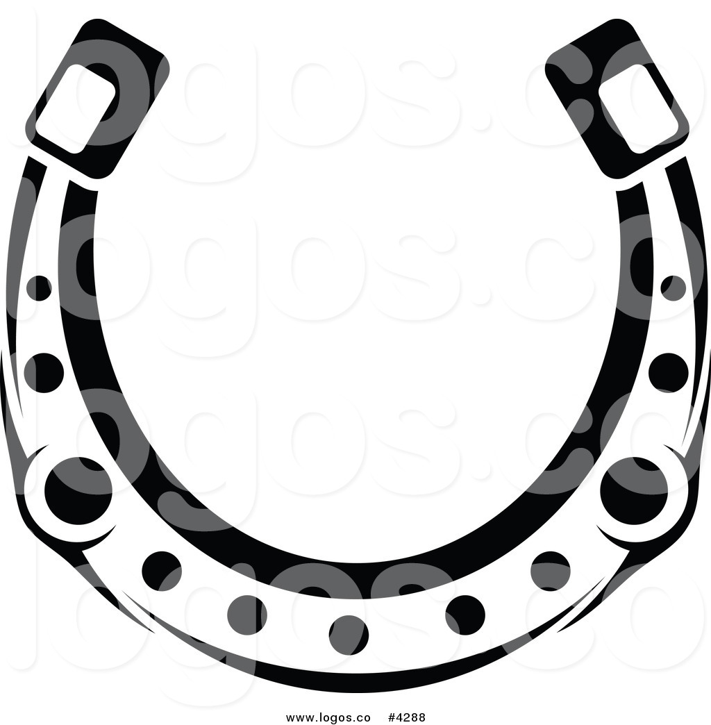 1024x1044 Royalty Free Black And White Horseshoe Logo By Vector Tradition Sm