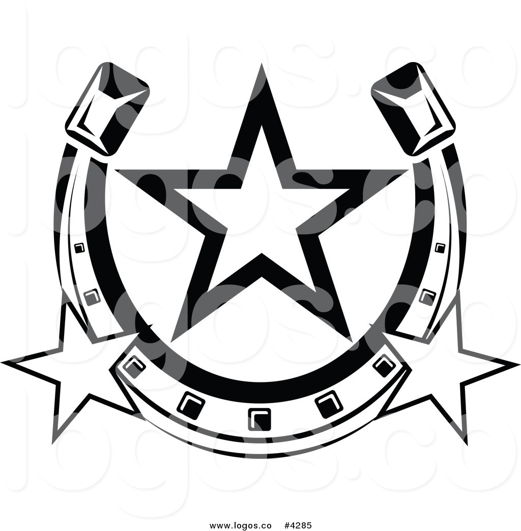 1024x1044 Royalty Free Horseshoe With Stars Logo By Vector Tradition Sm