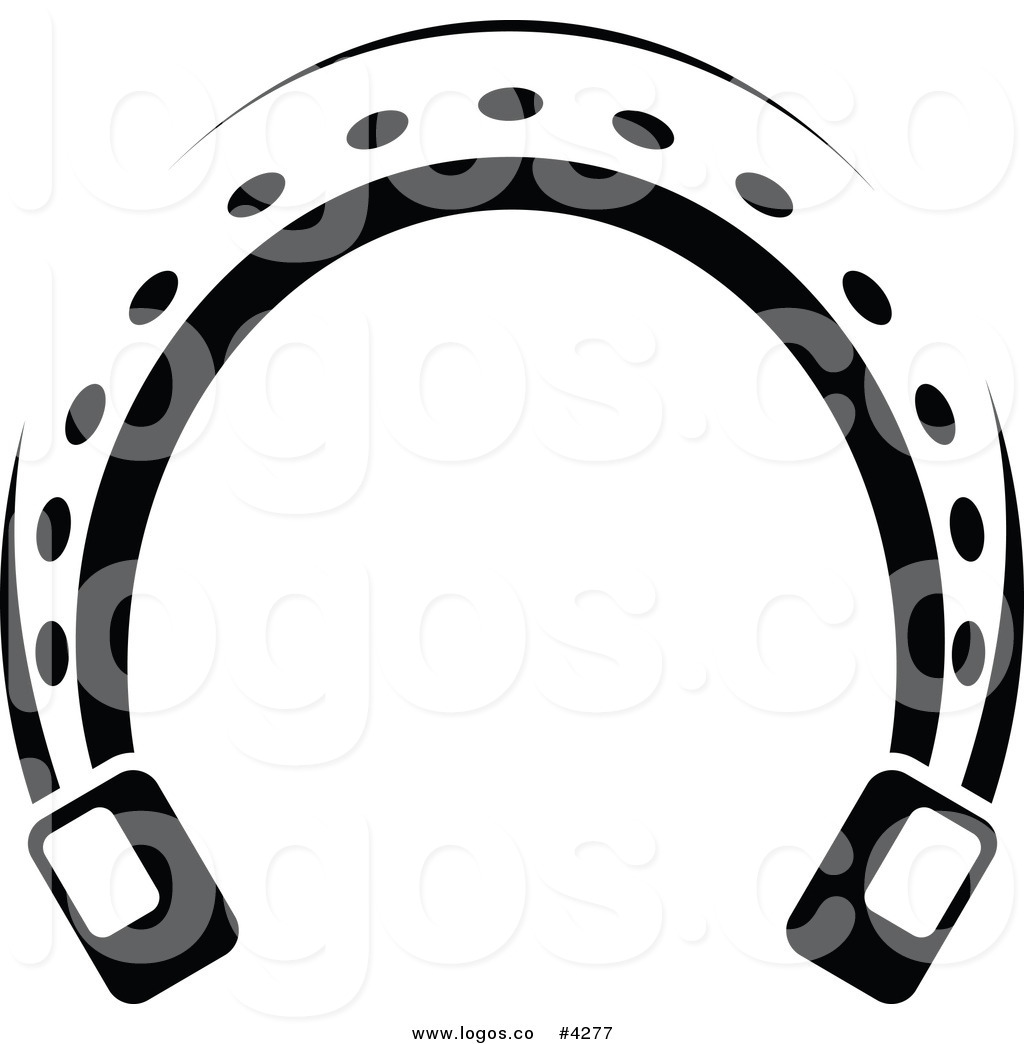 1024x1044 Royalty Free Black And White Horseshoe Logo By Vector Tradition Sm