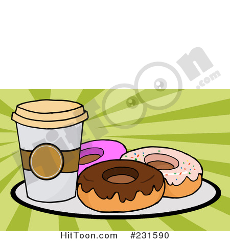 450x470 Donut Clipart