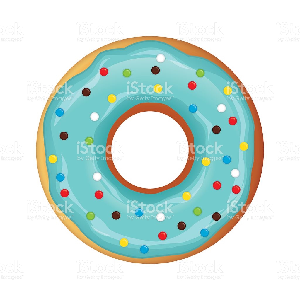 1024x1024 Doughnut Clipart Blue