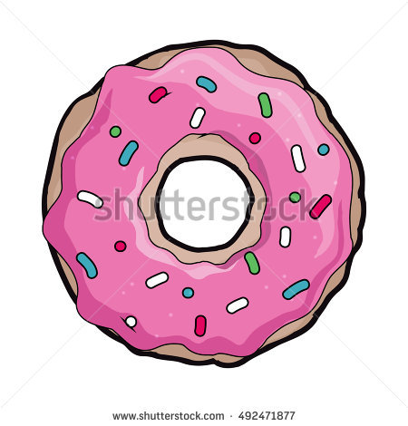 450x470 Drawn Doughnut Gambar