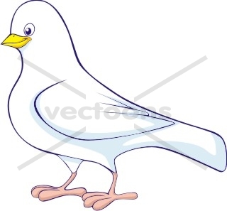320x297 Cute Cartoon Dove