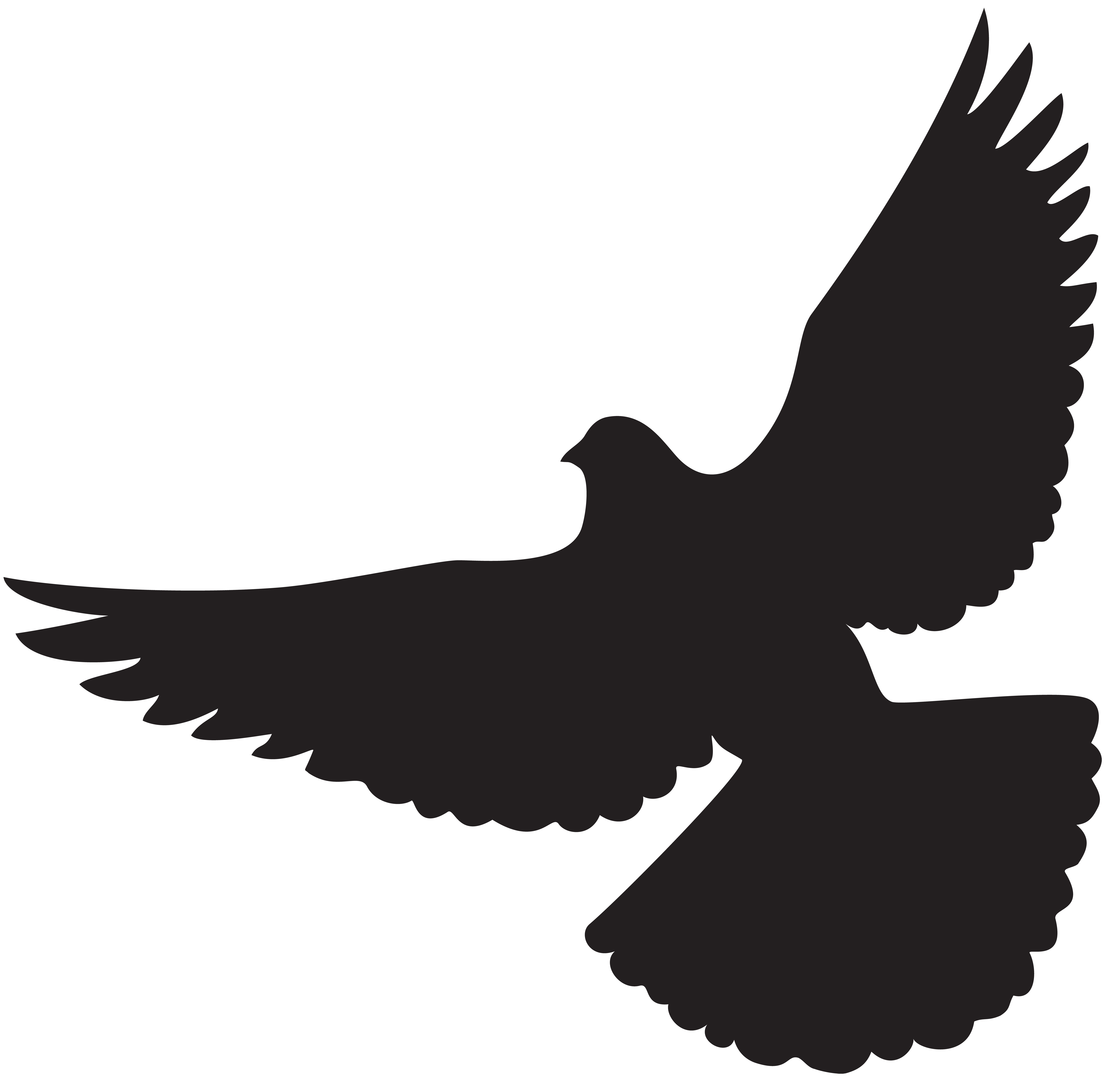 8000x7727 Dove Silhouette Png Clip Artu200b Gallery Yopriceville