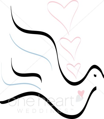341x388 Wedding Dove Clipart Wedding Dove Clipart