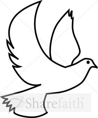 323x388 Black Dove Clipart