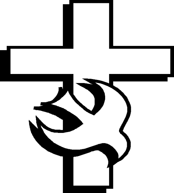 576x639 Cross Coloring Pages And Dove