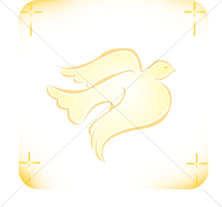 776x725 Dove With Cross Corners Dove Clipart
