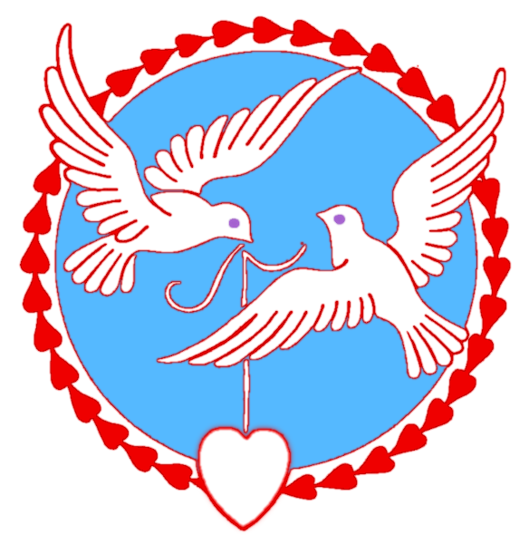 584x600 Free Valentine Doves Clipart, 1 Page Of Public Domain Clip Art