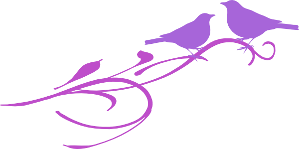 600x299 Graphics For Lavender Wedding Doves Graphics