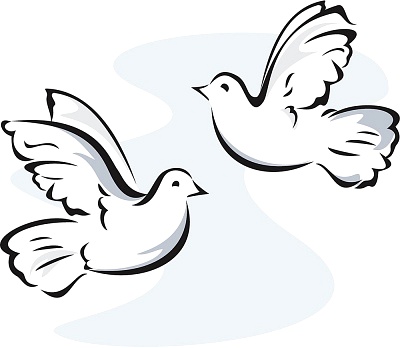400x348 Two Dove Clipart Free Images