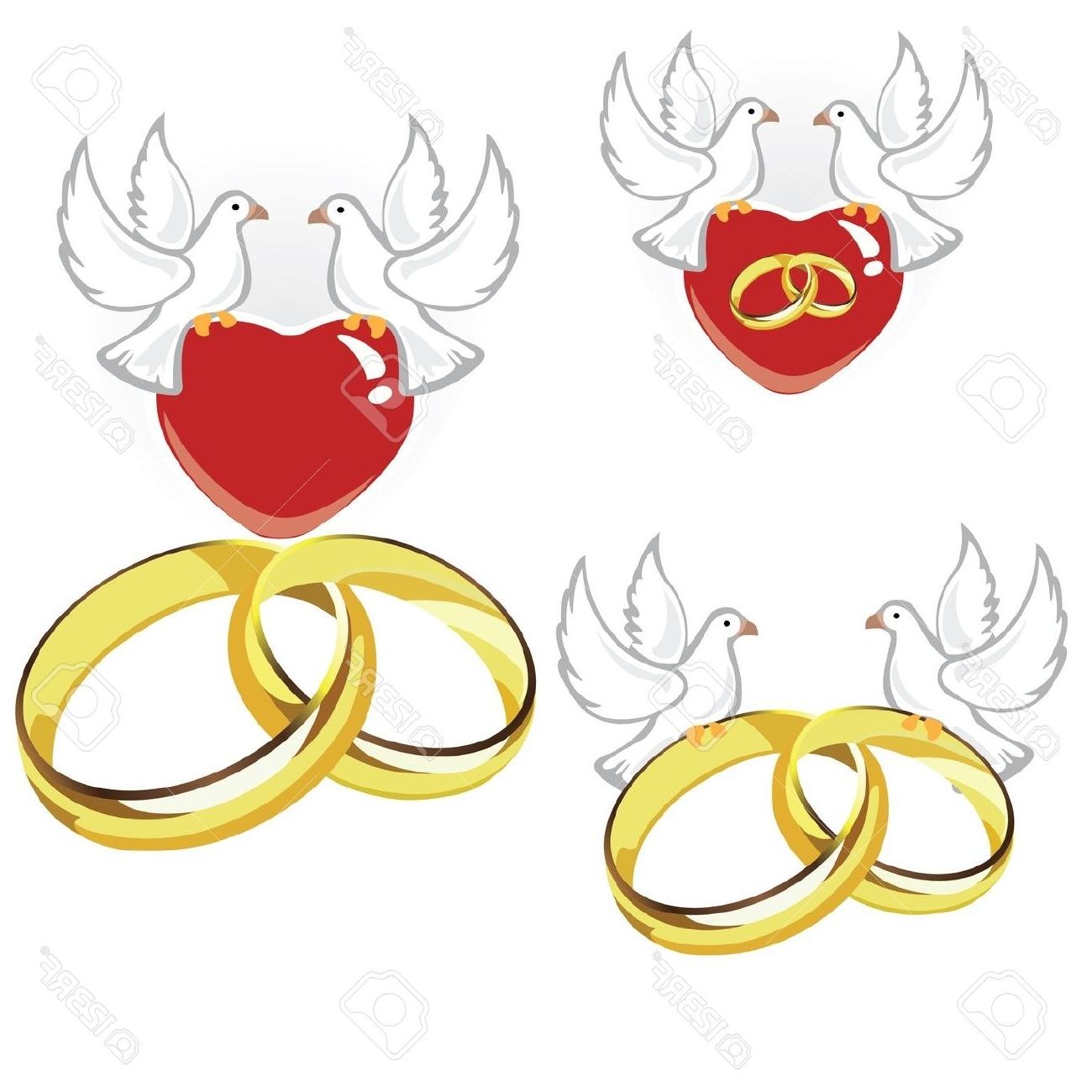 1300x1300 Wedding Doves Holding Rings Dove Clipart, Explore Pictures