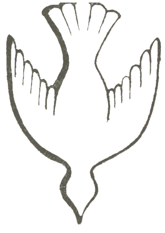 322x455 Descending Dove Clip Art