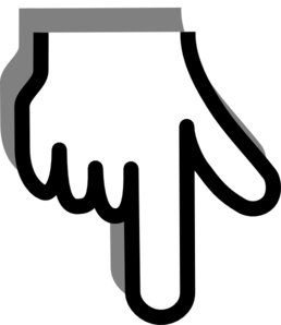 258x298 Upside Down Arrow Clip Art