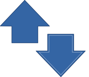 298x258 Arrow Up Down Clip Art