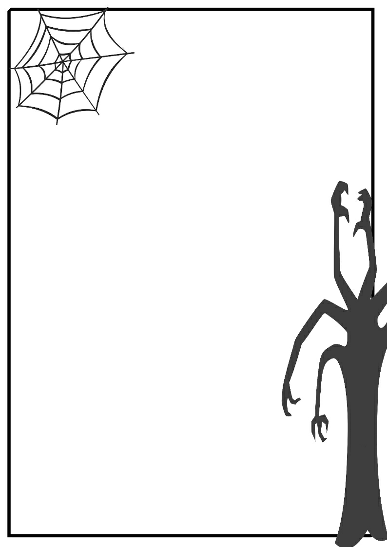 794x1123 Halloween Border Clipart Free Download Clip Art 2