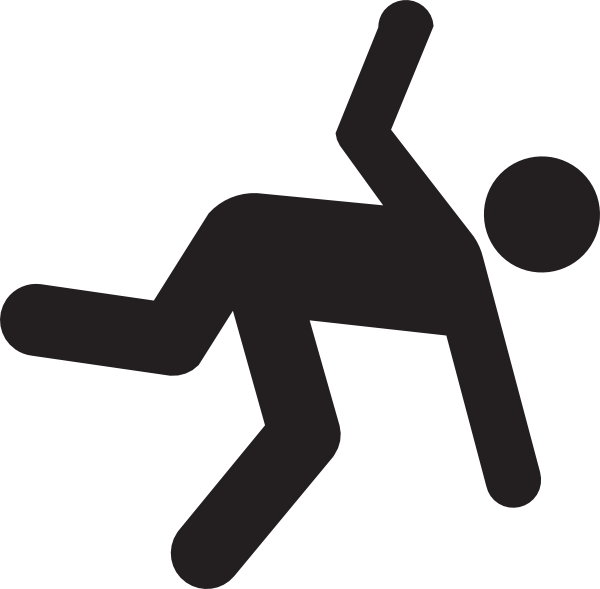 600x589 Man Falling Down Clipart