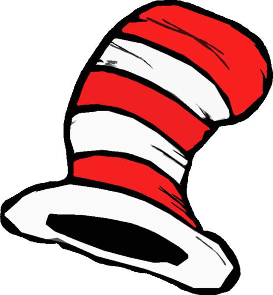 555x600 Hat Clipart Dr Seuss