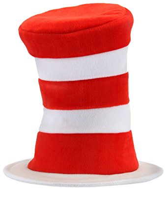 342x406 Elope Dr. Seuss Cat In The Hat Deluxe Velboa Hat Clothing