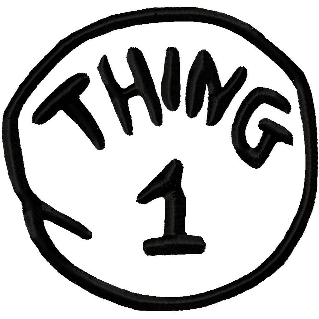 1024x1024 Clipart Thing 1 And Thing 2