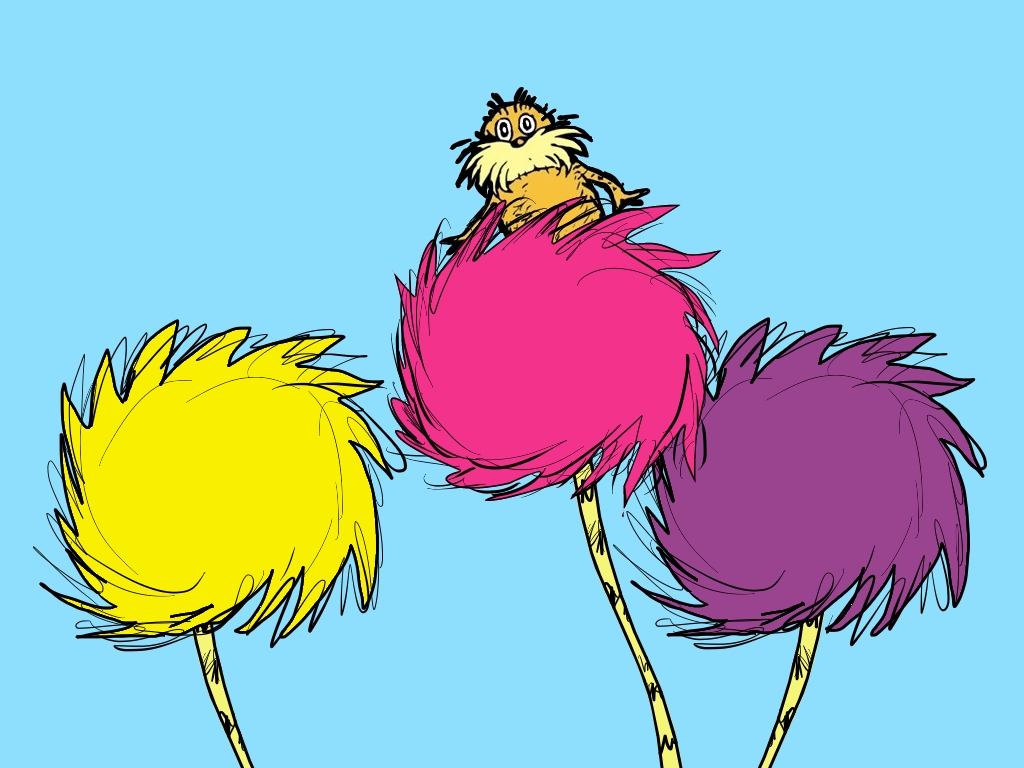 1024x768 The Lorax Clip Art