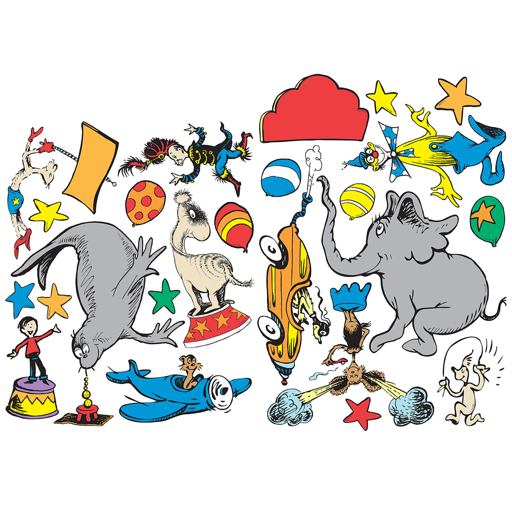 1000x1000 Dr. Seuss If I Ran The Circus 2 Sided Classroom Decorations