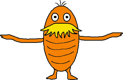 496x325 Lorax Clipart