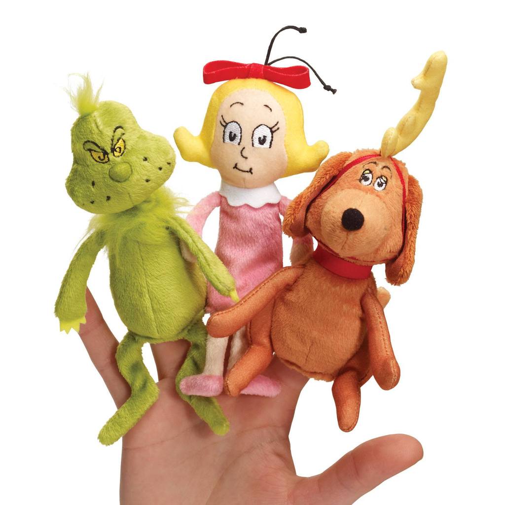 1024x1024 Dr. Seuss The Grinch Finger Puppet Set By Manhattan Toy