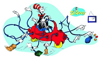 355x198 Eureka Dr. Seuss Giant Cat In Car Bulletin Board Sets