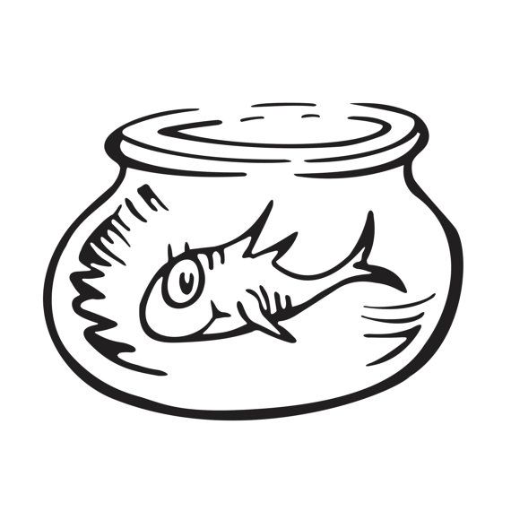 Dr Seuss Fish Bowl | Free download on ClipArtMag