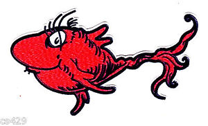 300x182 7 Dr Seuss Cat Hat Red Fish Wall Safe Sticker Character Border