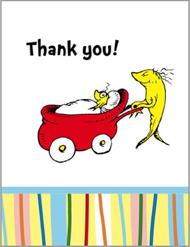384x500 Baby Seuss Thank You Notes