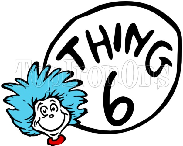 603x480 Dr. Seuss Cat In The Hat Thing 5 ~ T Shirt Iron On Transfer