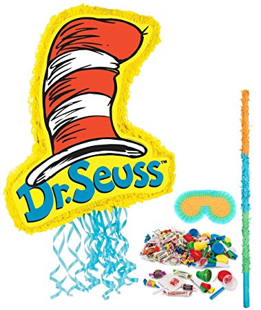 379x450 Dr Seuss Cat In The Hat Party Supplies Pinata Kit