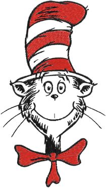 210x371 Clipart Cat In The Hat