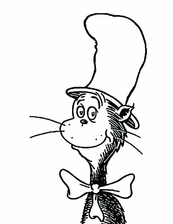 600x776 Dr Seuss Coloring Pages Cat In The Hat Holiday Coloring Online Dr
