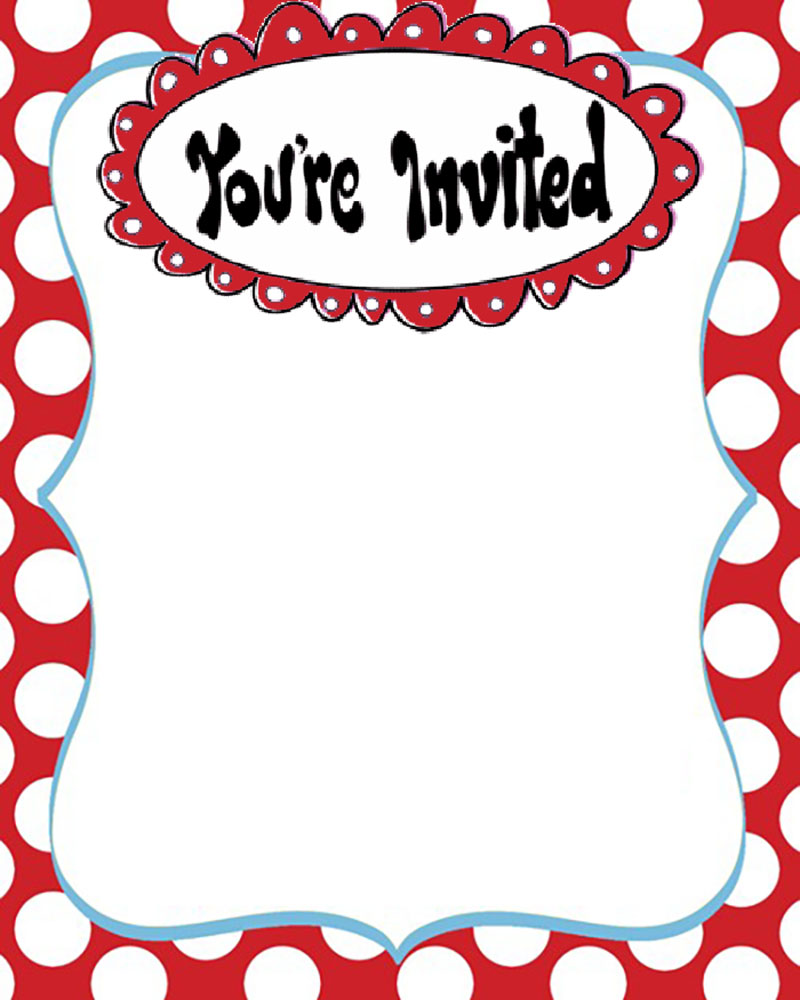 800x1000 Dr Seuss Free Printable Invitation Templates