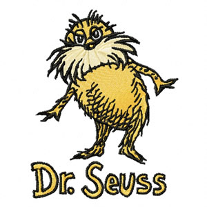 300x300 Dr. Seuss Lorax 1 Machine Embroidery Design For Clothes.