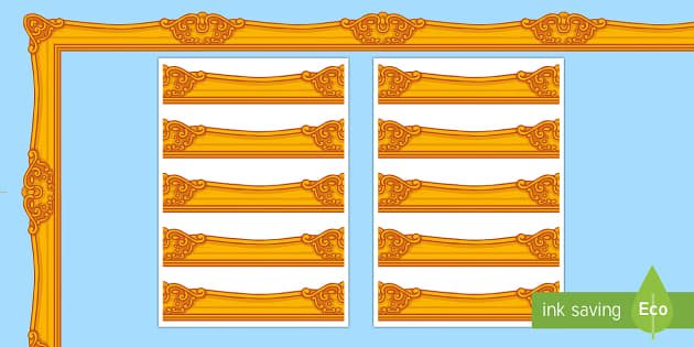 630x315 Display Borders Early Years (Eyfs), Cut Out, Border