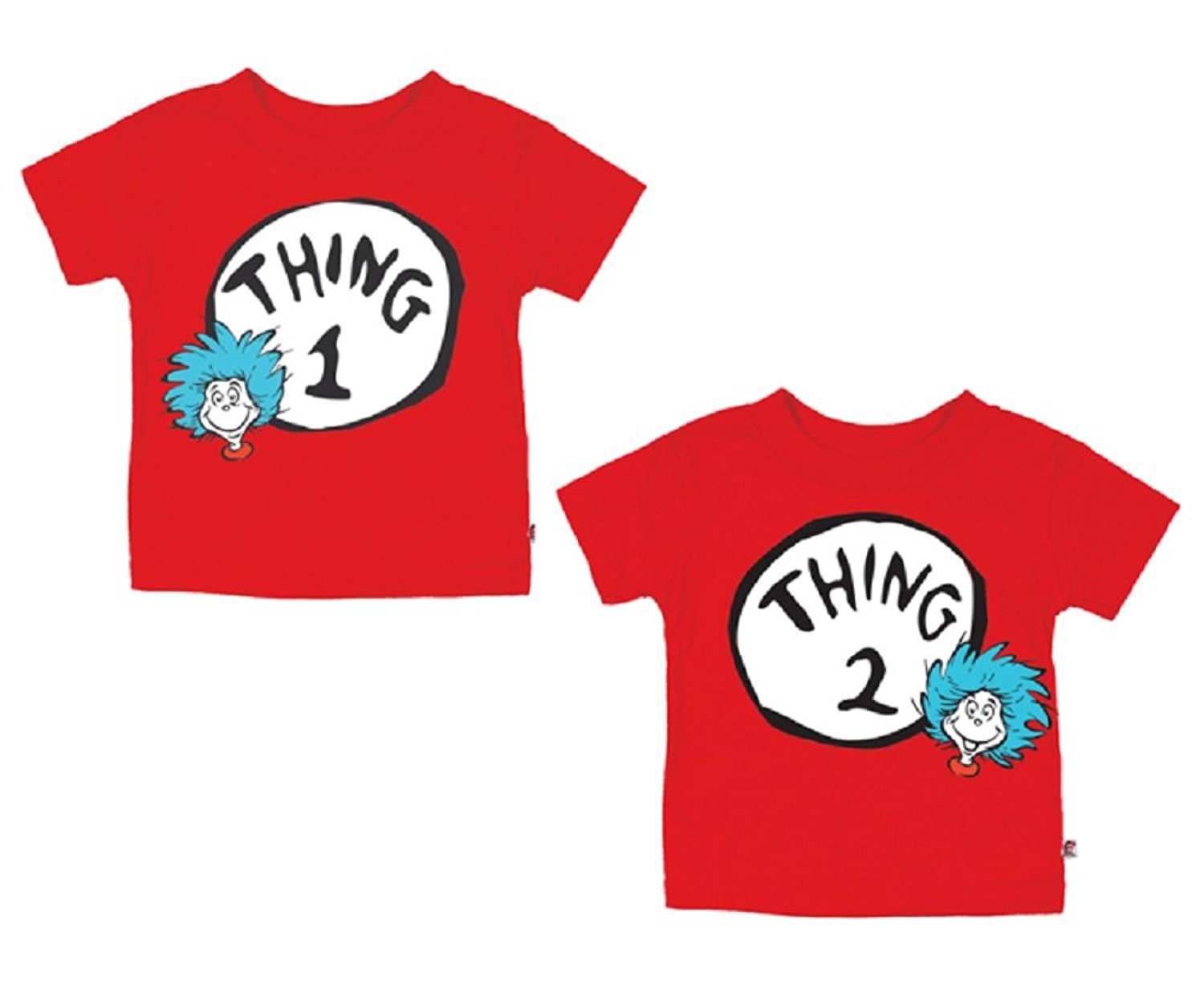 Dr Seuss Thing 1 Thing 2 | Free download on ClipArtMag