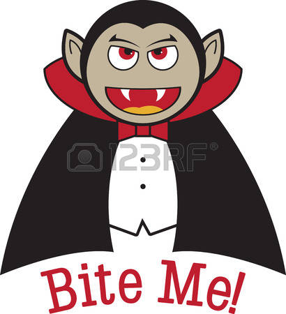 410x450 Dracula Clipart Bite