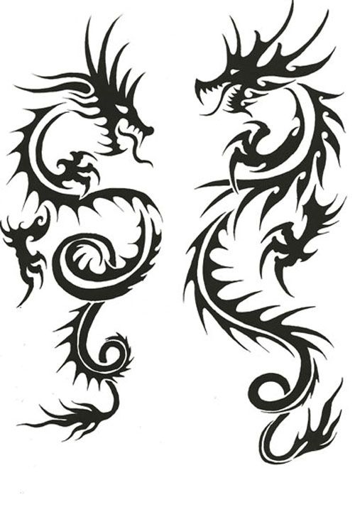 500x714 276 Best Dragon Ink Tattoos Images Ideas, Body