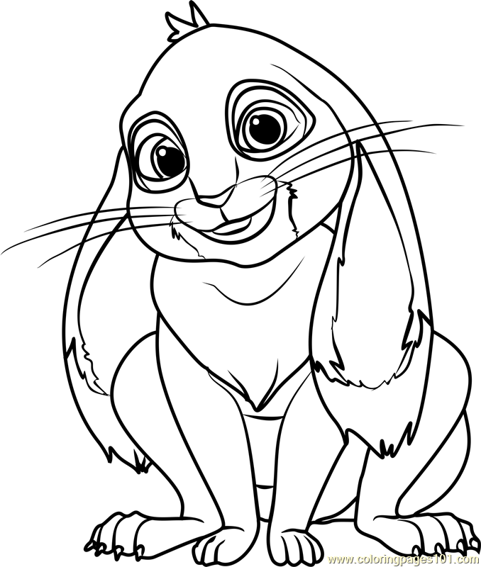 678x800 Clover Coloring Page