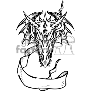 300x300 Cute Dragon Black And White Clipart