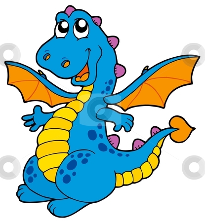 415x450 Cute Dragon Clipart