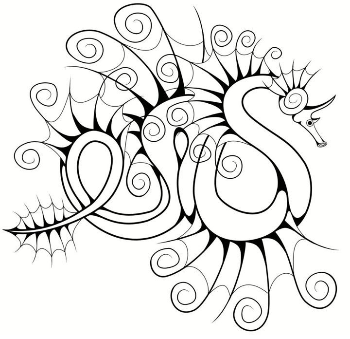 720x696 576 Best Dragons, Black Amp White Images Draw, Fan